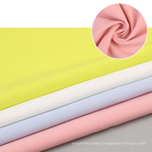 Hot selling wholesale 100% polyester stretch scuba crepe knit fabric price for trousers